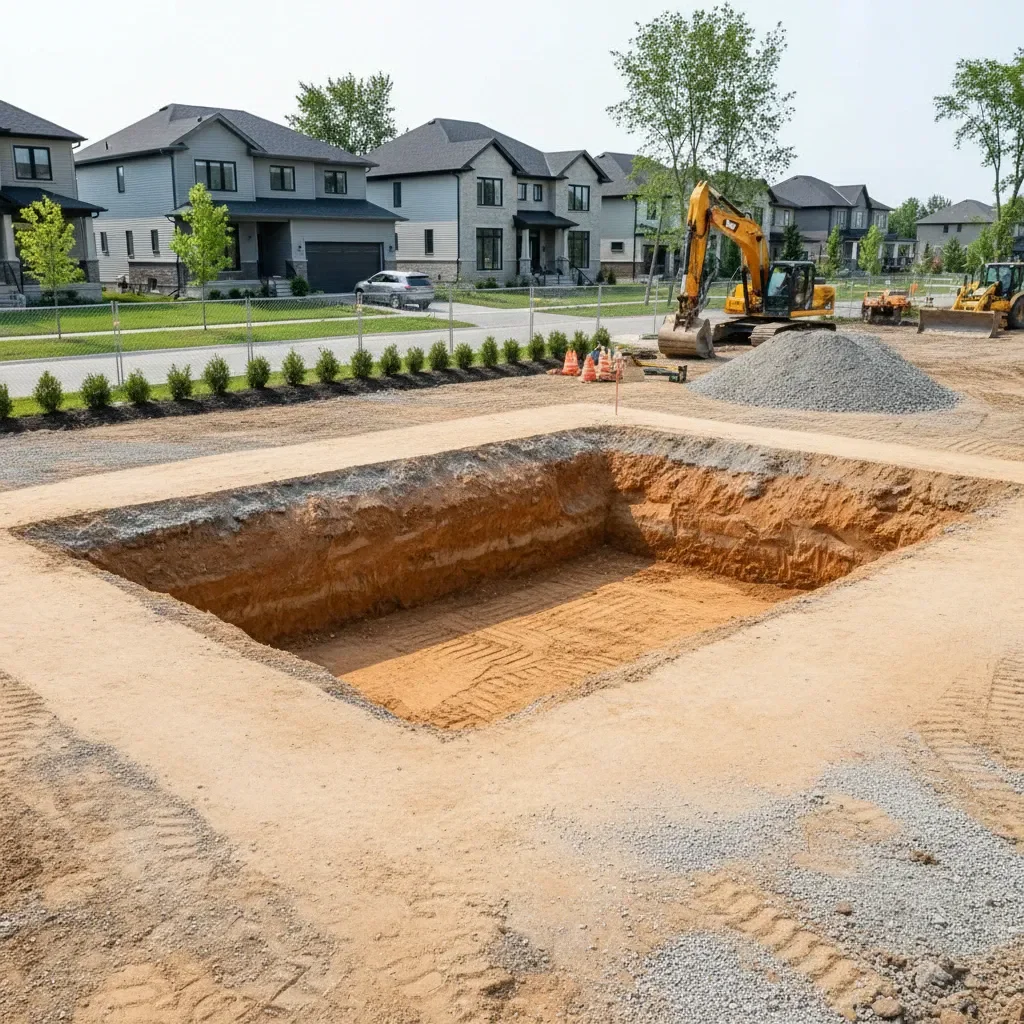 Professional Excavating contractor by Urban Landscaping Laval in Laval